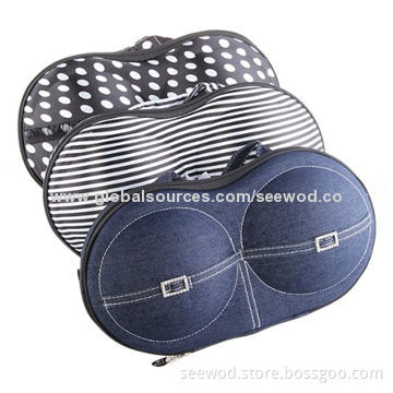 Portable EVA Lingerie Bra Travel Case